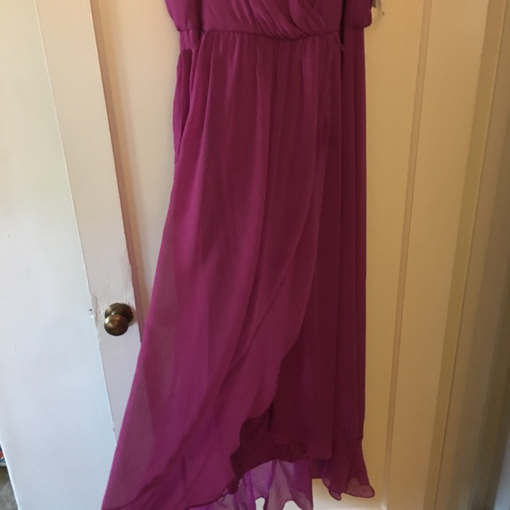 Raspberry Bridesmaid dress - Picture 7 of 8